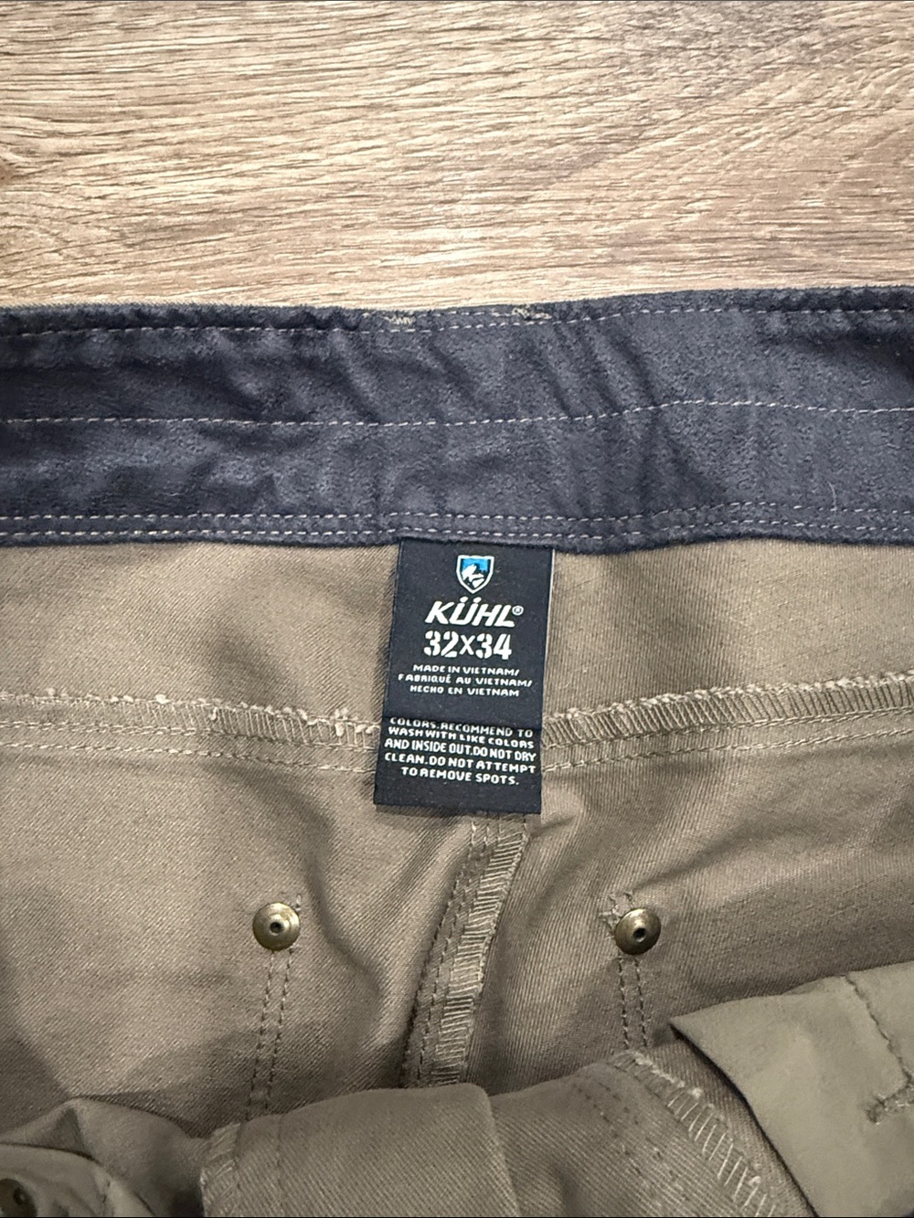 Kuhl Men's Straight Jeans in Olive Drab - Picture 3 of 4